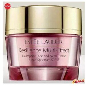 Estee Lauder Resilience Multi-Effect Tri-Peptide Face & Neck Creme SPF 15 2.5 oz